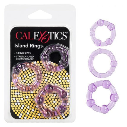 Island Rings in Purple
