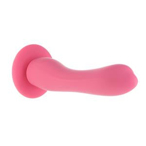 Seven Creations 7" Vibrating Strap-On & Harness - Pink