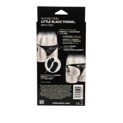10 Function Little Black Panty Thong