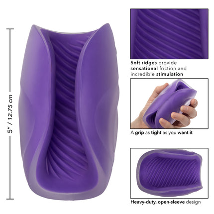 The Gripper Spiral Grip Open Sleeve Masturbator