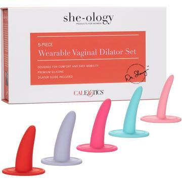 She-Ology  Wearable Dilator Set - 5 Piece, Multicolour