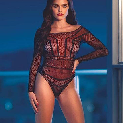 Scandal Off Shoulder Black Body Suit