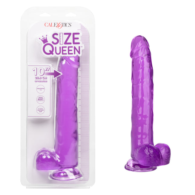 Size Queen 10 Inch Jelly Dildo