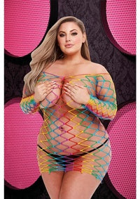 Fencenet Rainbow Mini Dress